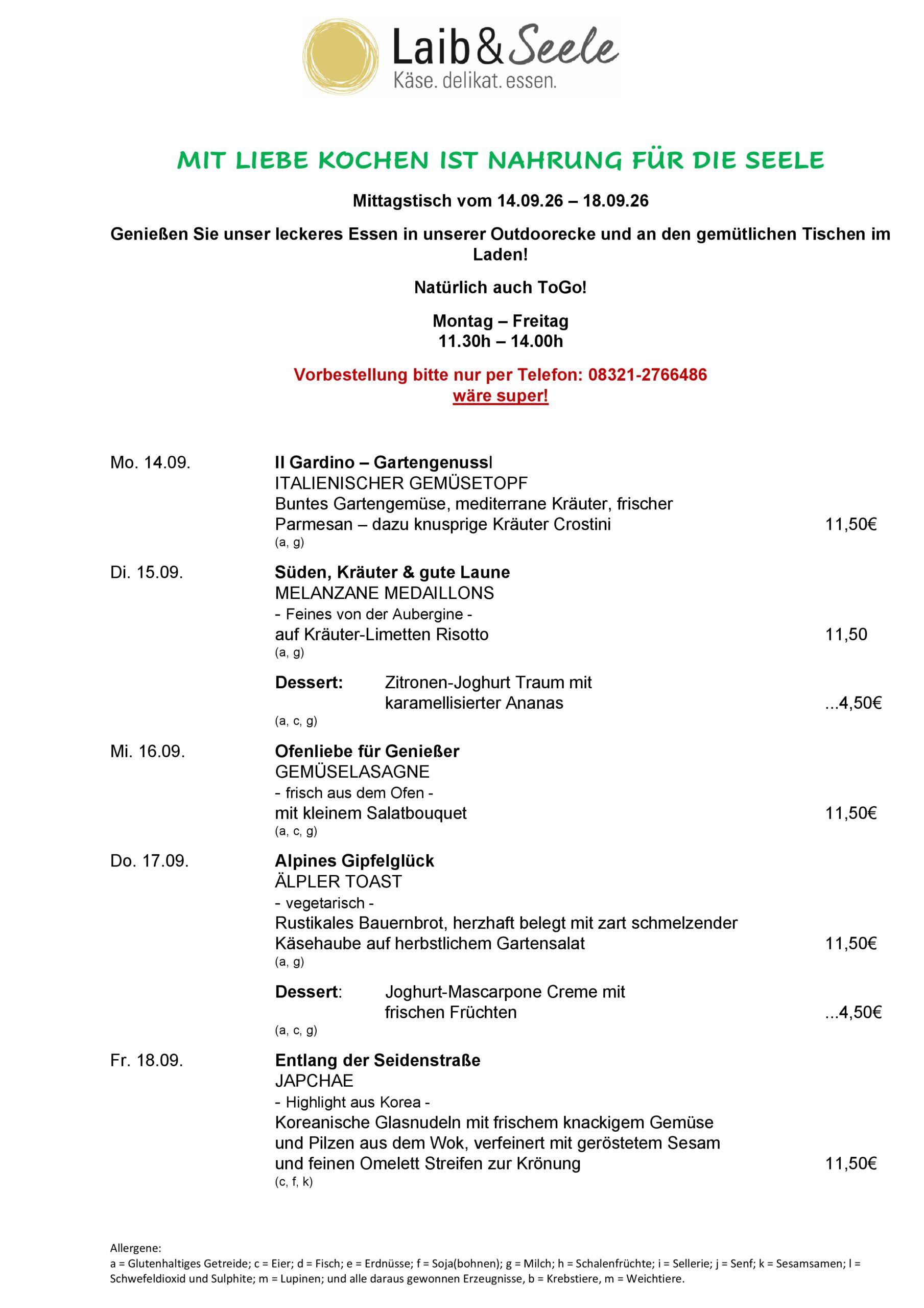 20260914 Mittagstisch